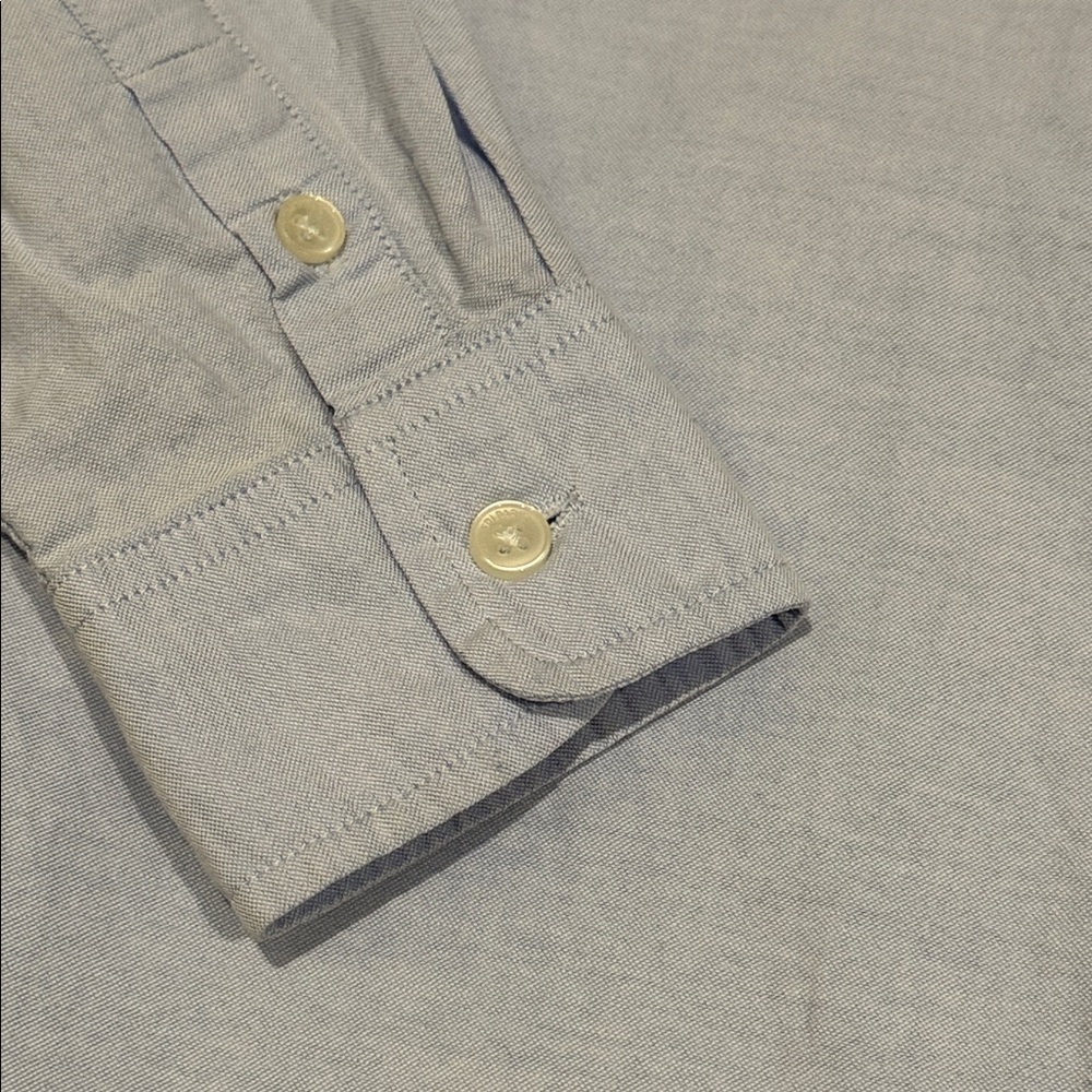 Jacadi Kids Light Blue Button-Up Shirt, size 8 - Picture 4 of 6